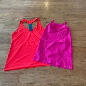 Two ladies work out tops- size Large